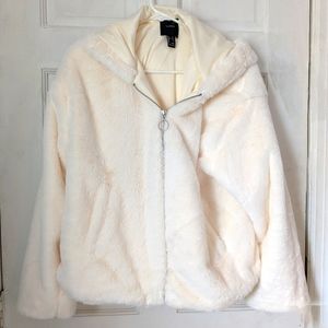 Forever 21 faux fur coat